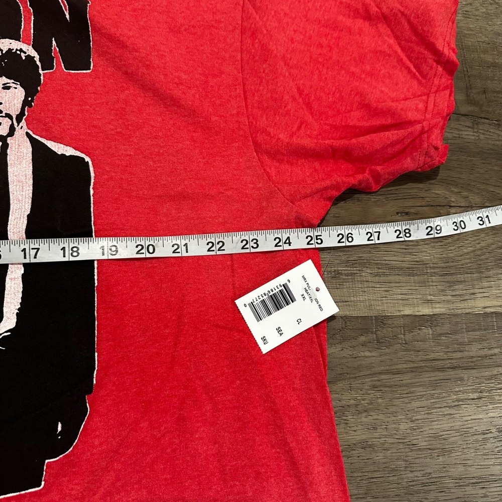 NWT Pulp Fiction T-Shirt Mens XXL Red Graphic Movie Tee Jules Vincent Miramax - Picture 5 of 7